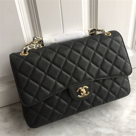 chanel flap bag black gold|Chanel flap bag jumbo.